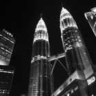Petrona towers at night