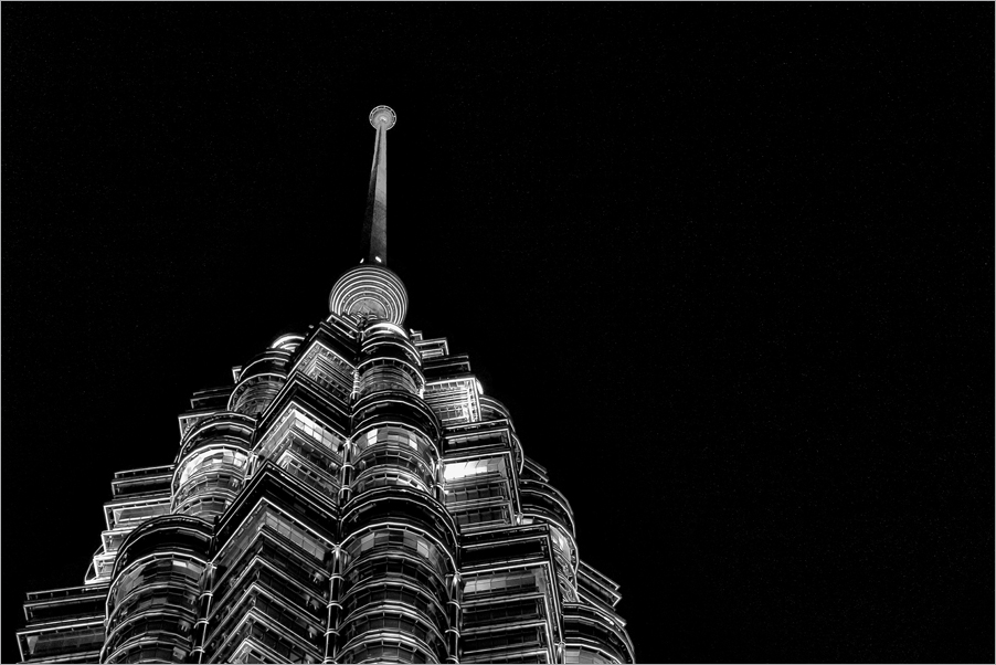 Petronas in the dark