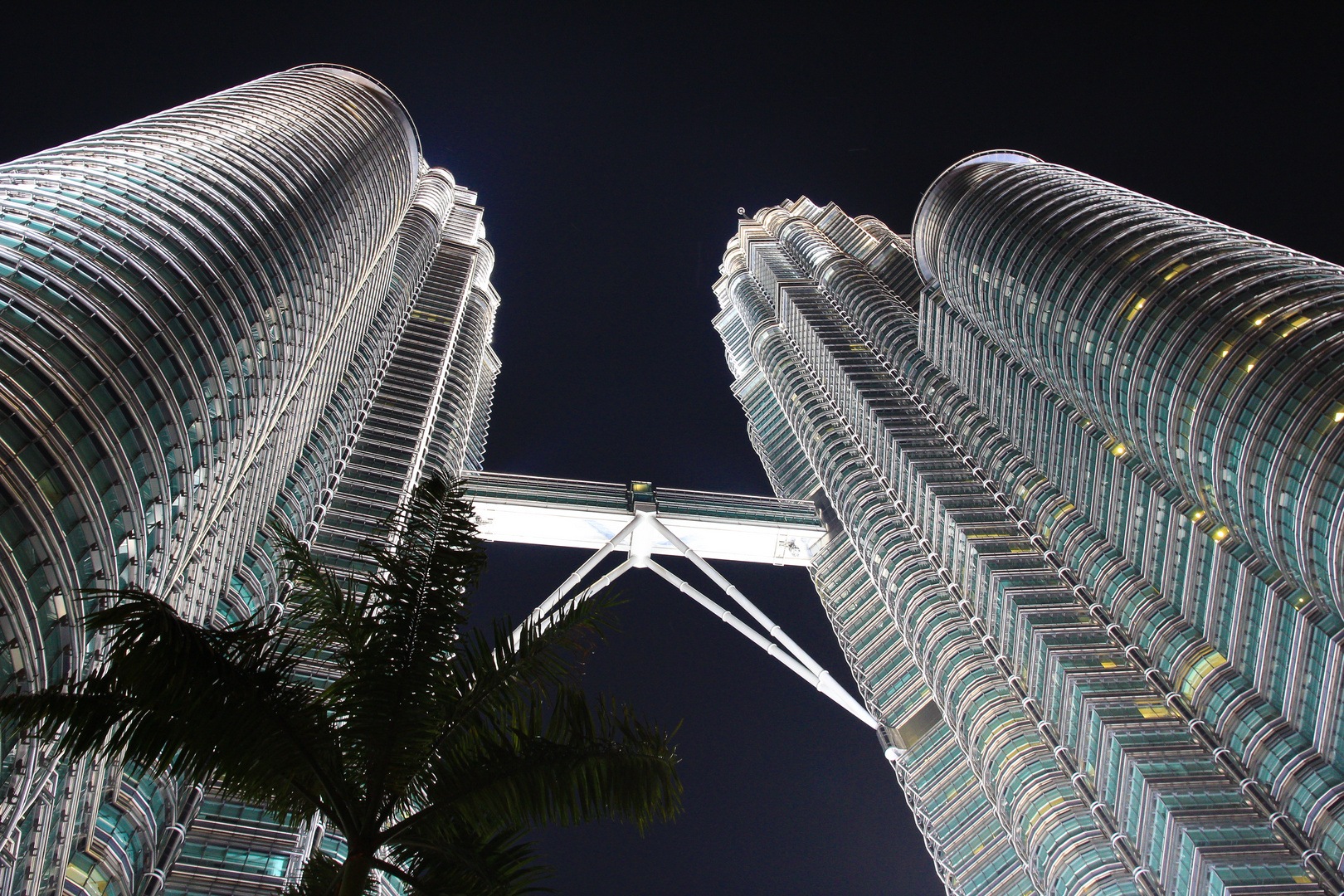 Petronas Twin Towers at night