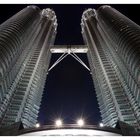 Petronas Twin Towers bei Nacht, Malaysia 2012