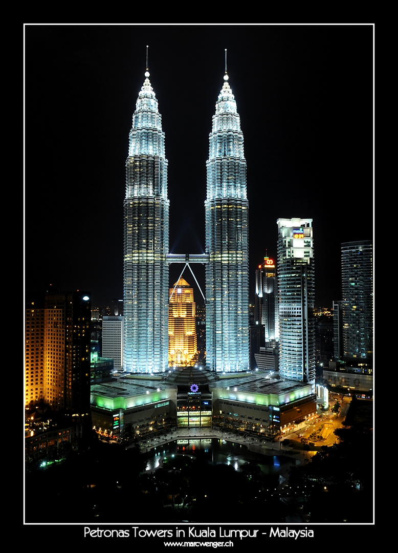 Petronas Twin Towers in Kuala Lumpur - Malaysia