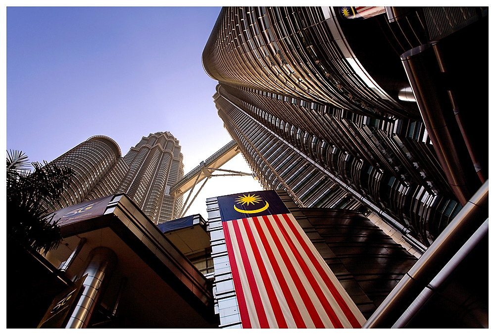 Petronas Twin Towers von Kuala Lumpur ...