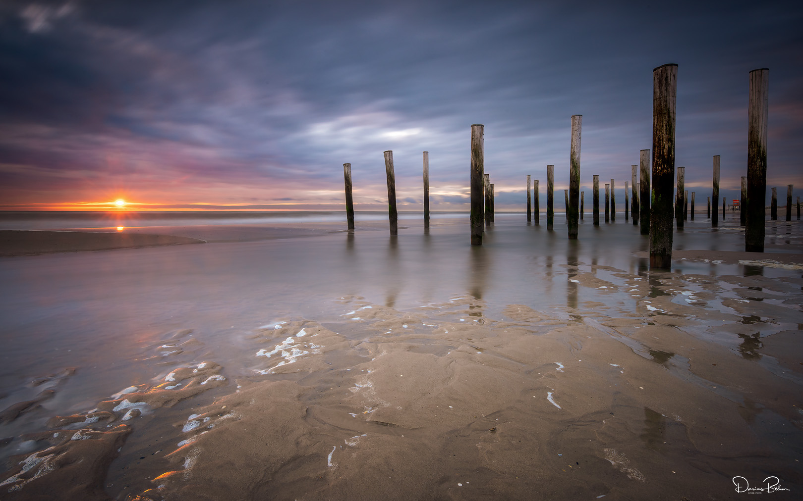 Petten NL - Strand - Sonnenuntergang