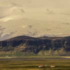 Petursey mit Eyjafjallajökull im Hintergrund