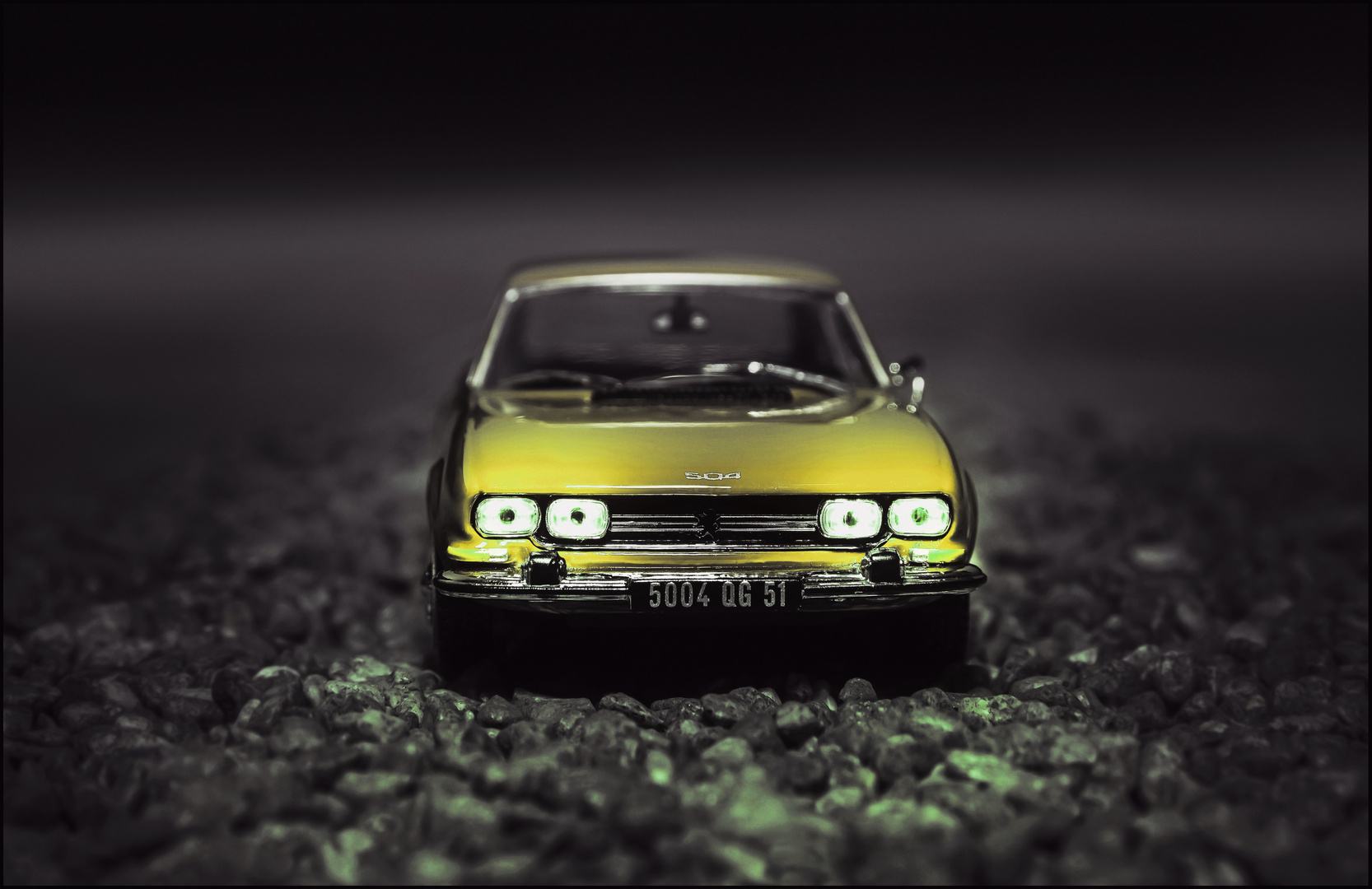 Peugeot 504 Coupe (1969) - Light Art (Yellow)