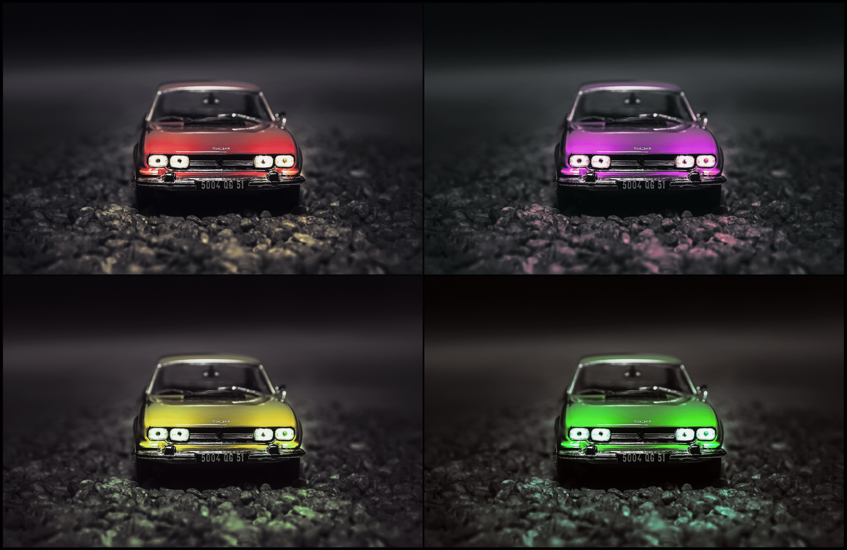 Peugeot 504 Coupe (1969) - Pop Art Concept