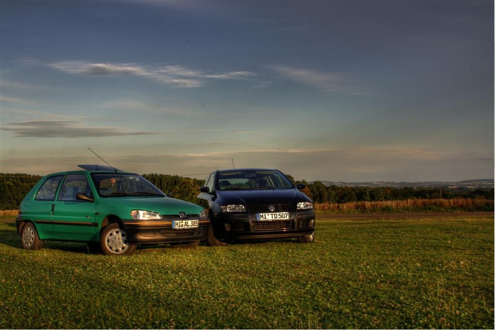 Peugeot vs. Fiat [HDR]