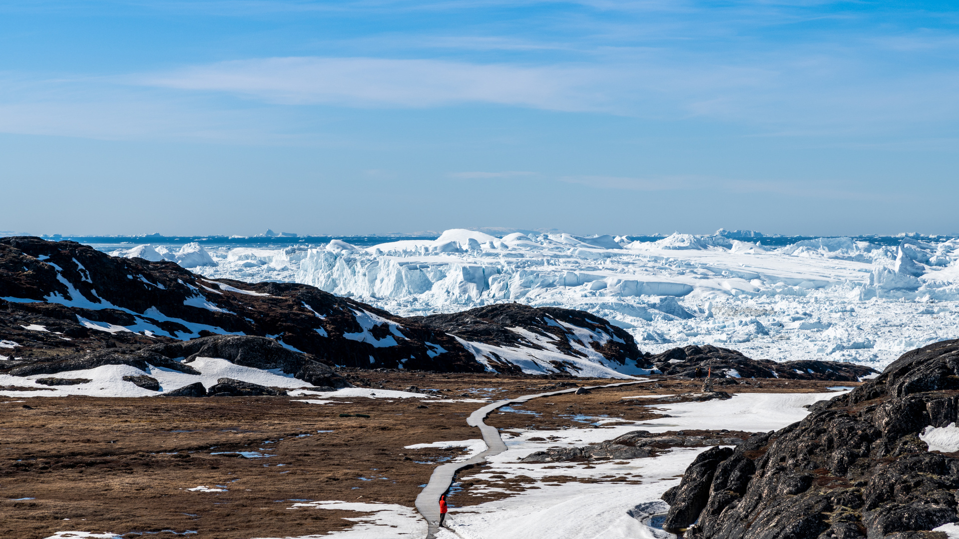 Pfad zum Ilulissat Icefjord (Ilulissat, Grönland) (2022)