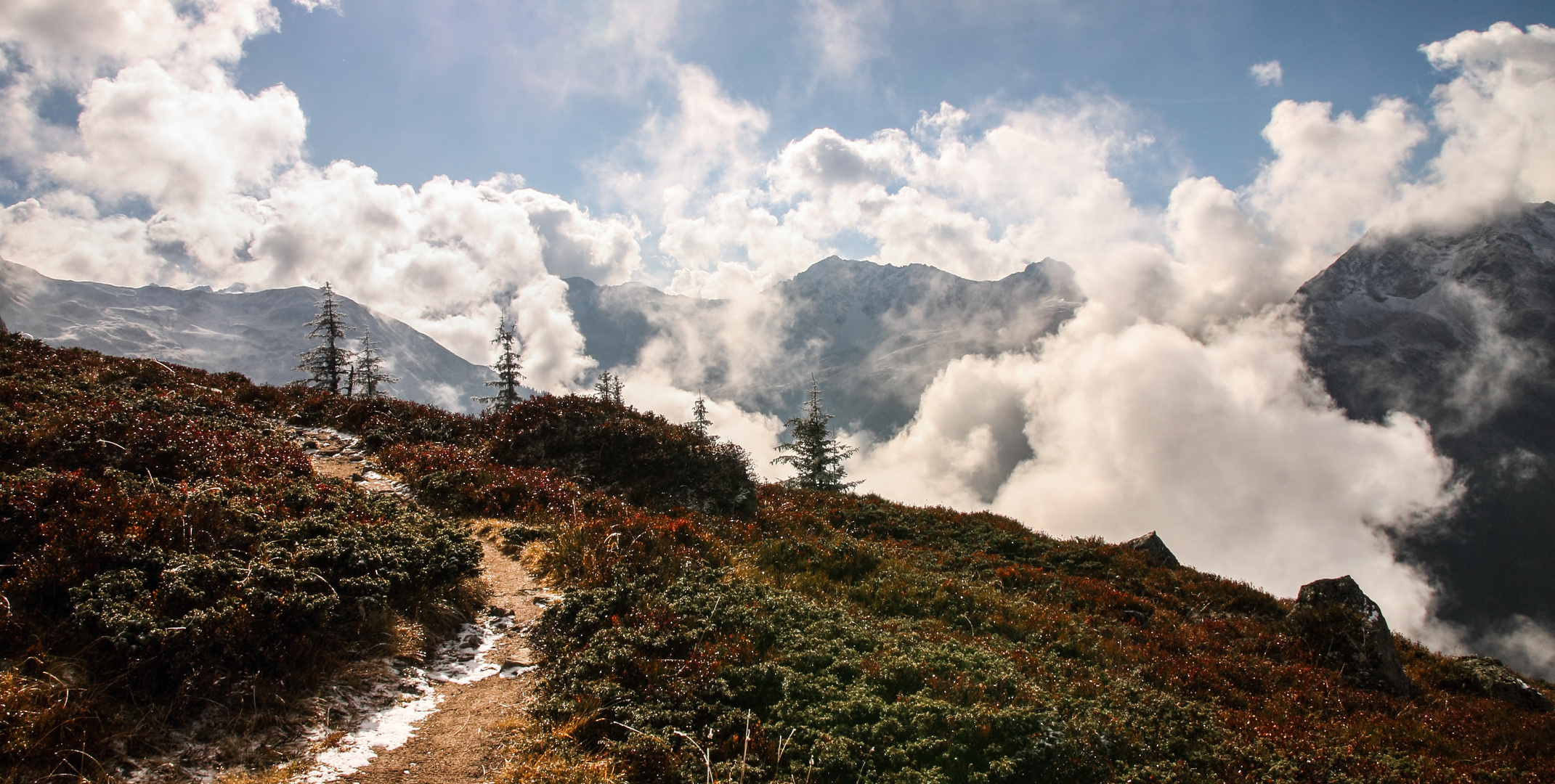 Pfad zum Muttjöchle, 2074m