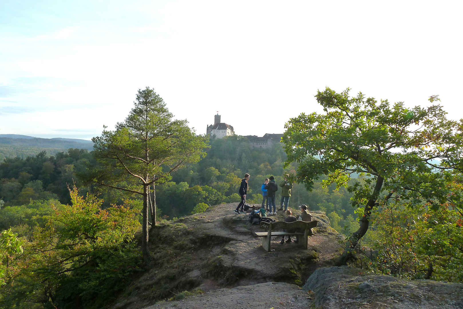 Pfadfinder auf dem Metilstein