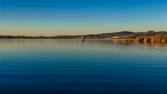 Pfäffikersee im warmen Novemberlicht