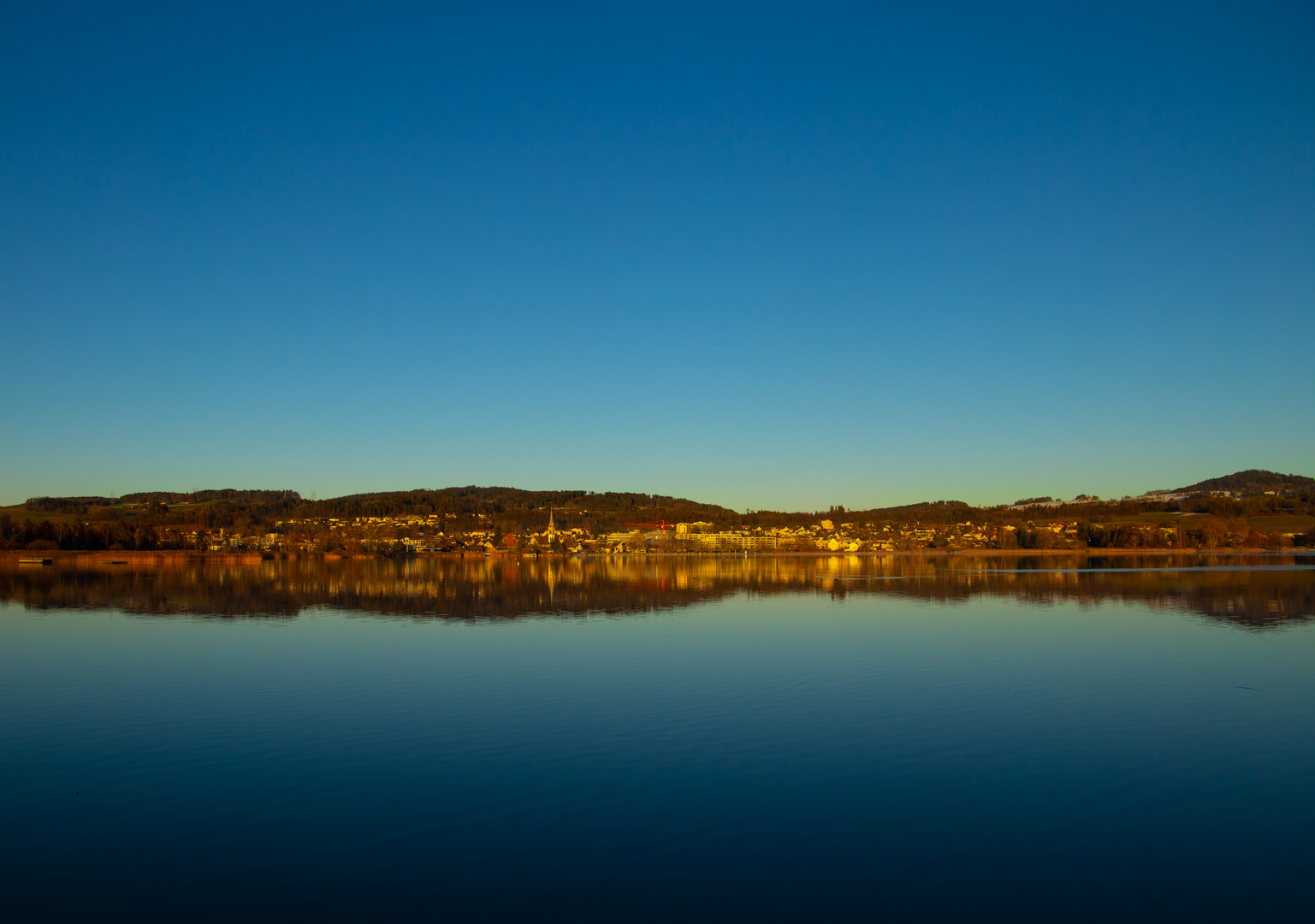 Pfäffikon ZH im Abendlicht