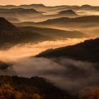 Pfälzerwald beim Sonnenaufgang