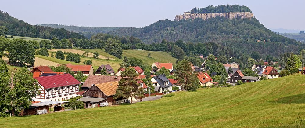 Pfaffendorf mit der Festung Königstein ist für mich in allen Jahreszeiten...