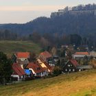 Pfaffendorf und die Festung Königstein...