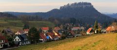 Pfaffendorf und die Festung Königstein...