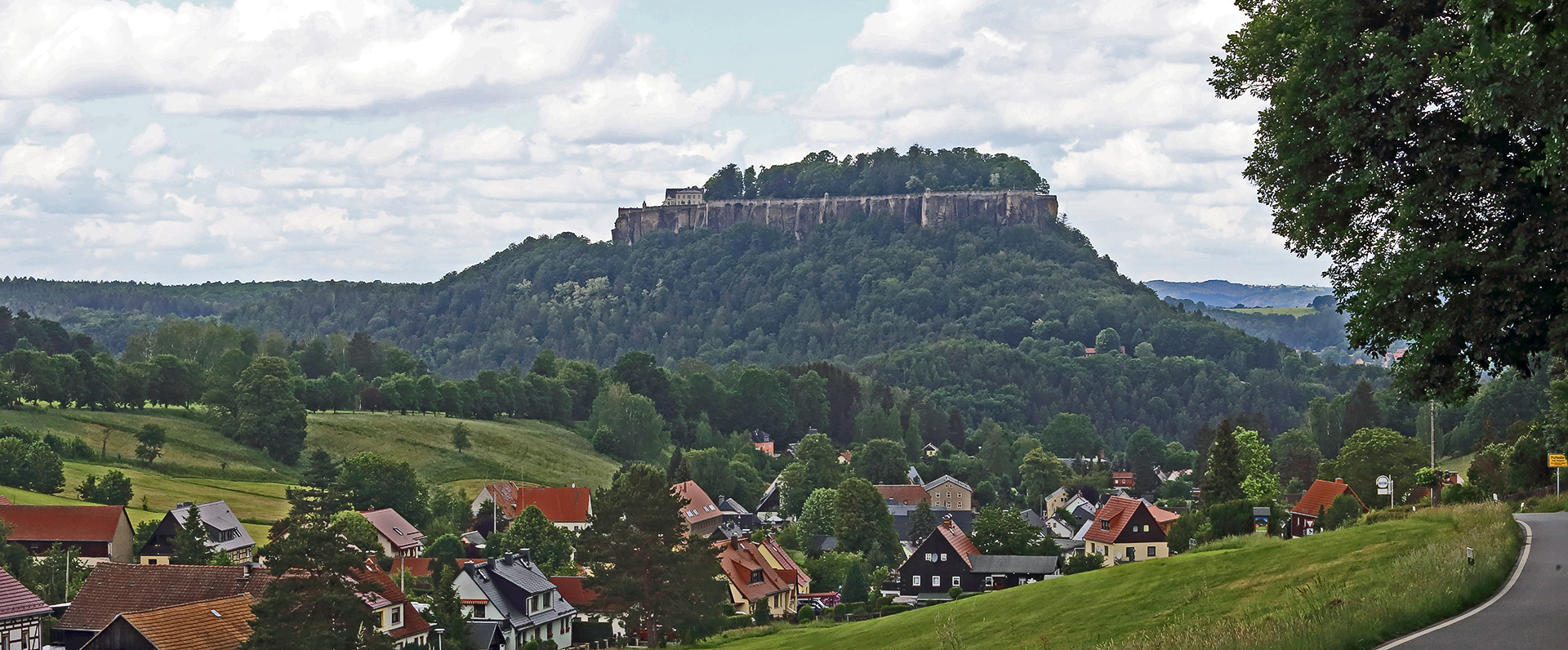 Pfaffendorf und Festung Königstein eines meiner Lieblingsmotive...