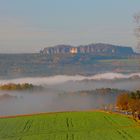 Pfaffenstein im Morgendunst