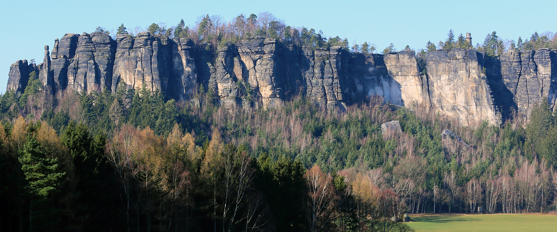 Pfaffenstein von der Barbarine bis zum Aussichtsturm im Winter !!