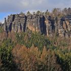 Pfaffensteinblick zur Barbarine in der Sächsischen Schweiz...