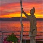 Pfahlbauer in Unteruhldingen am Bodensee