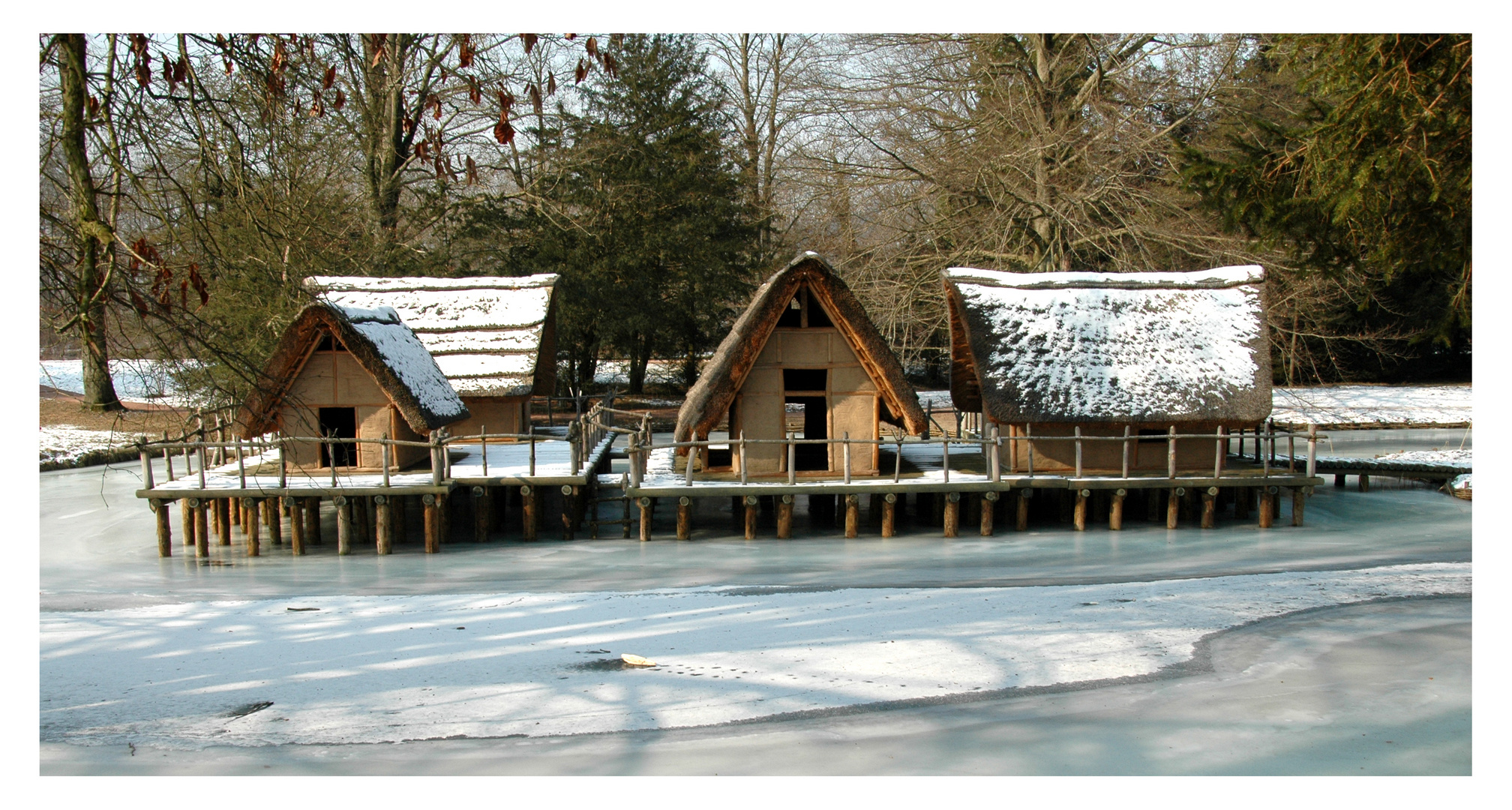 Pfahlbauer-Siedlung im Ballypark Schönenwerd