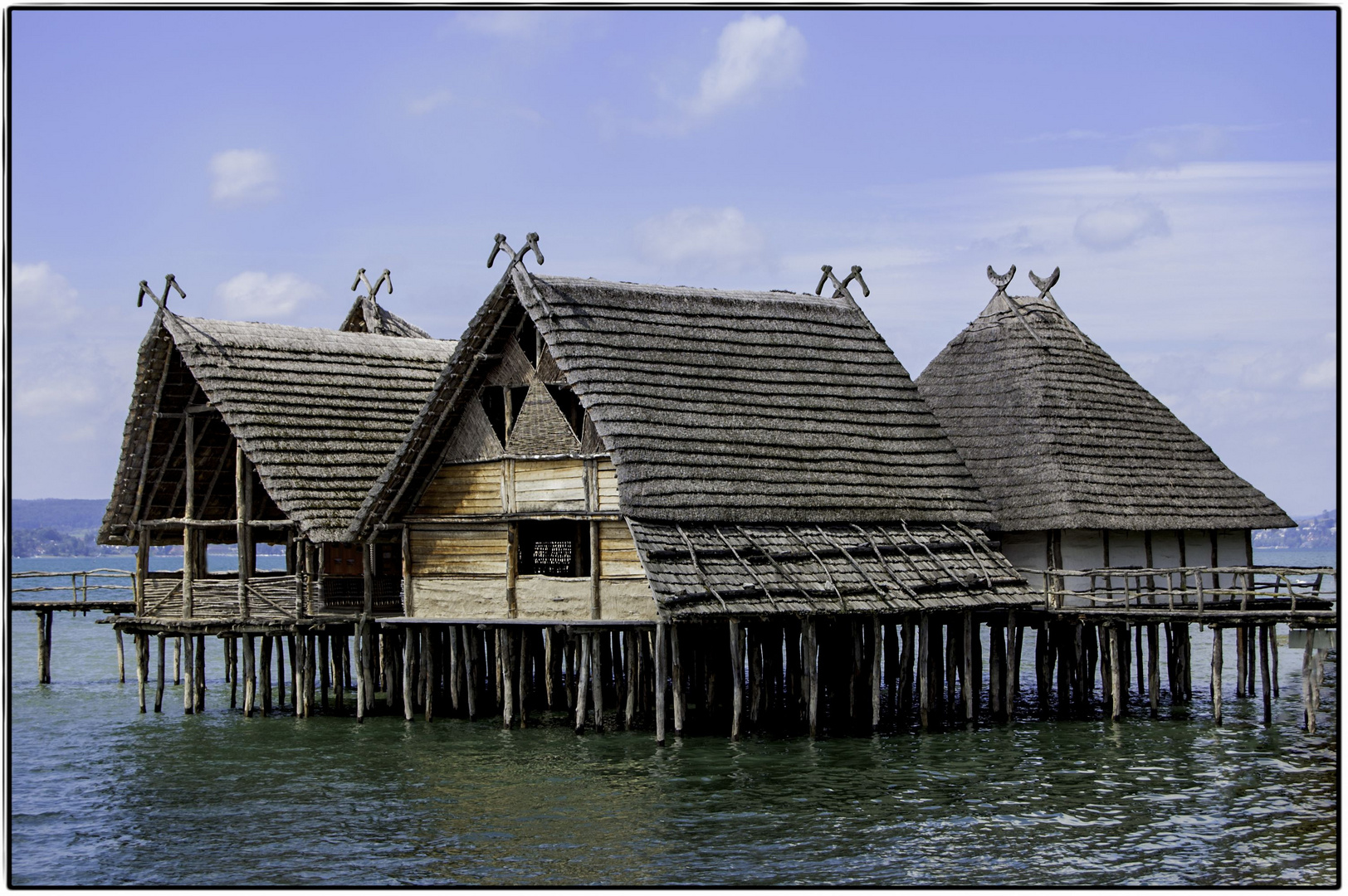 Pfahlbauten am Bodensee in Unteruhldingen