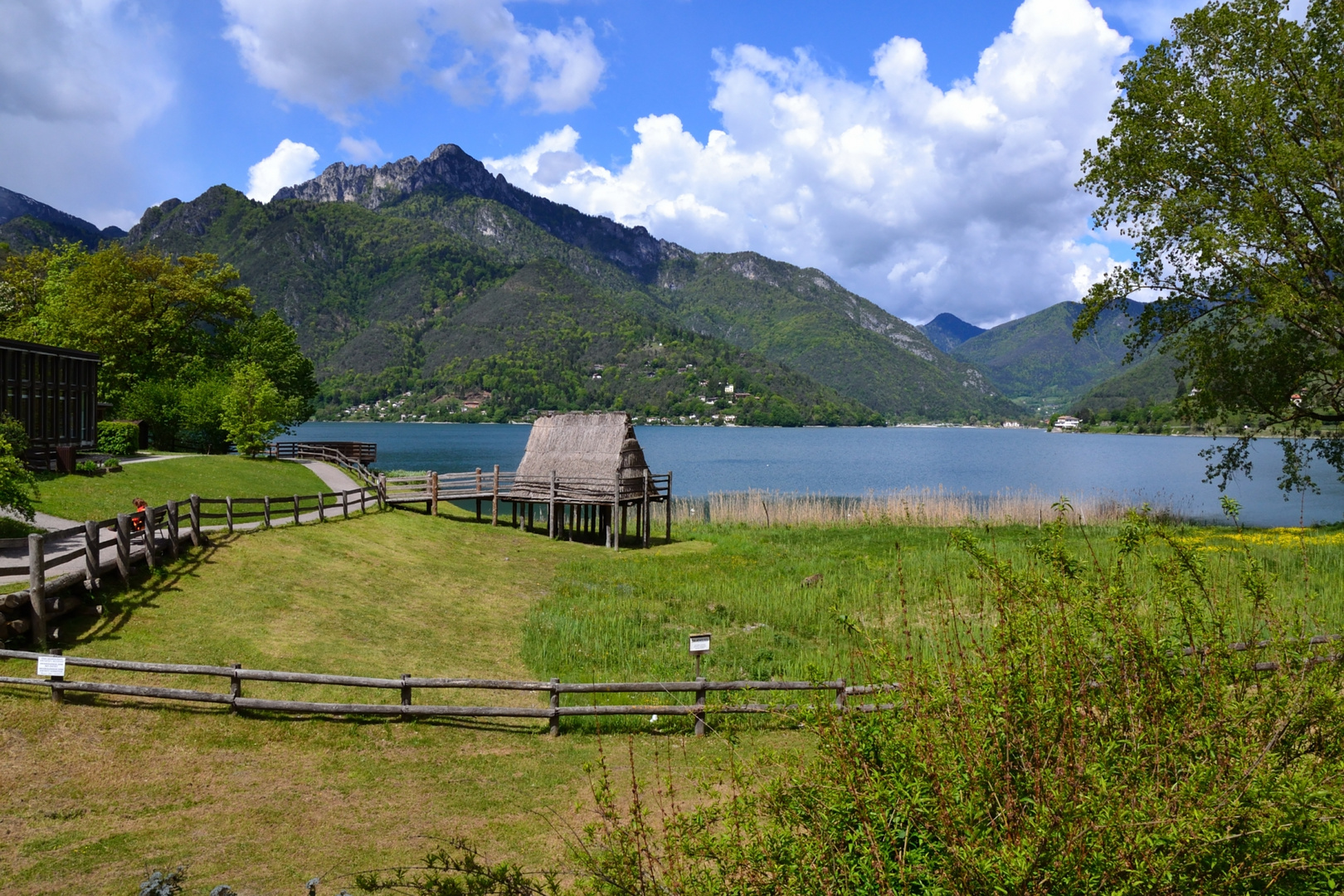 Pfahlbauten am Ledro-See