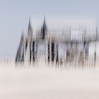 Pfahlbauten am Strand von St. Peter-Ording - Version 2