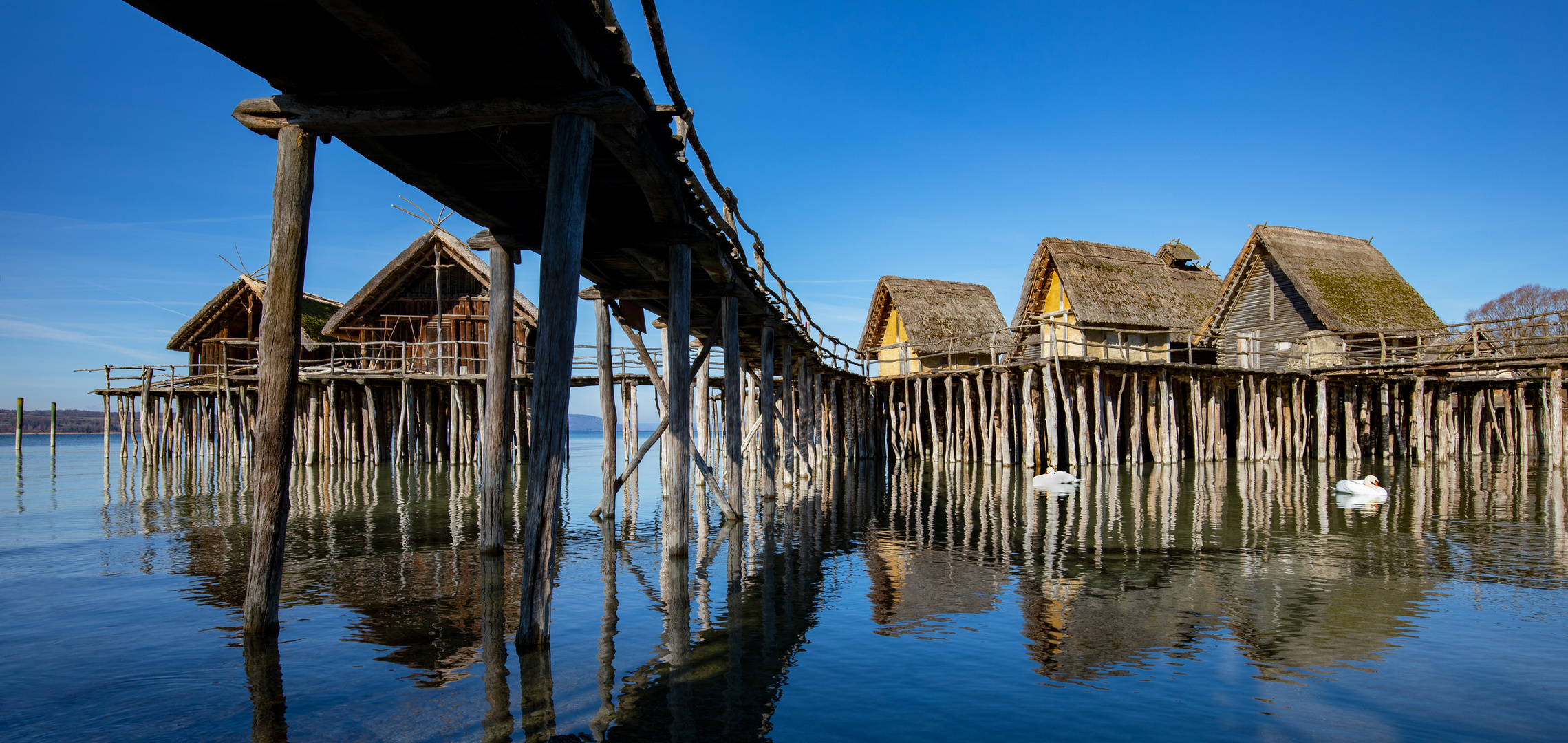 Pfahlbauten im Bodensee