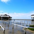 Pfahlbauten in St. Peter-Ording