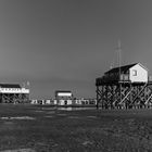 Pfahlbauten in St. Peter Ording