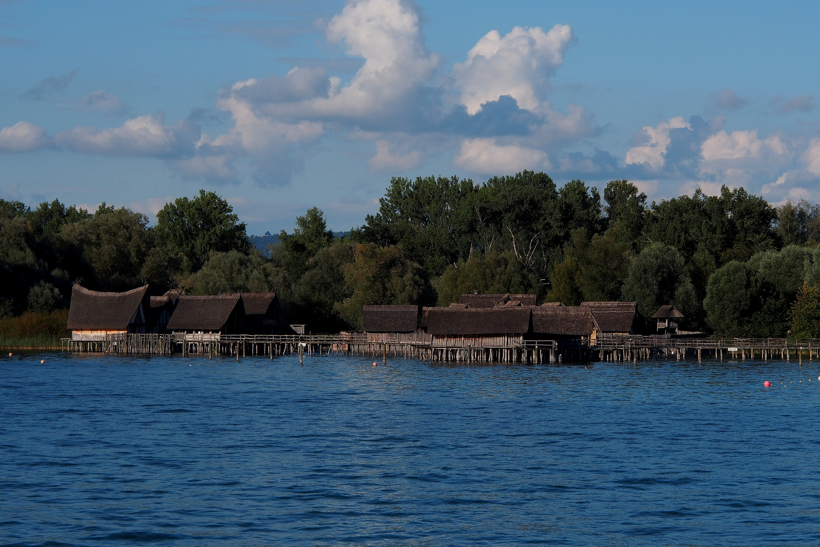 Pfahlbauten in Unteruhldingen am Bodensee