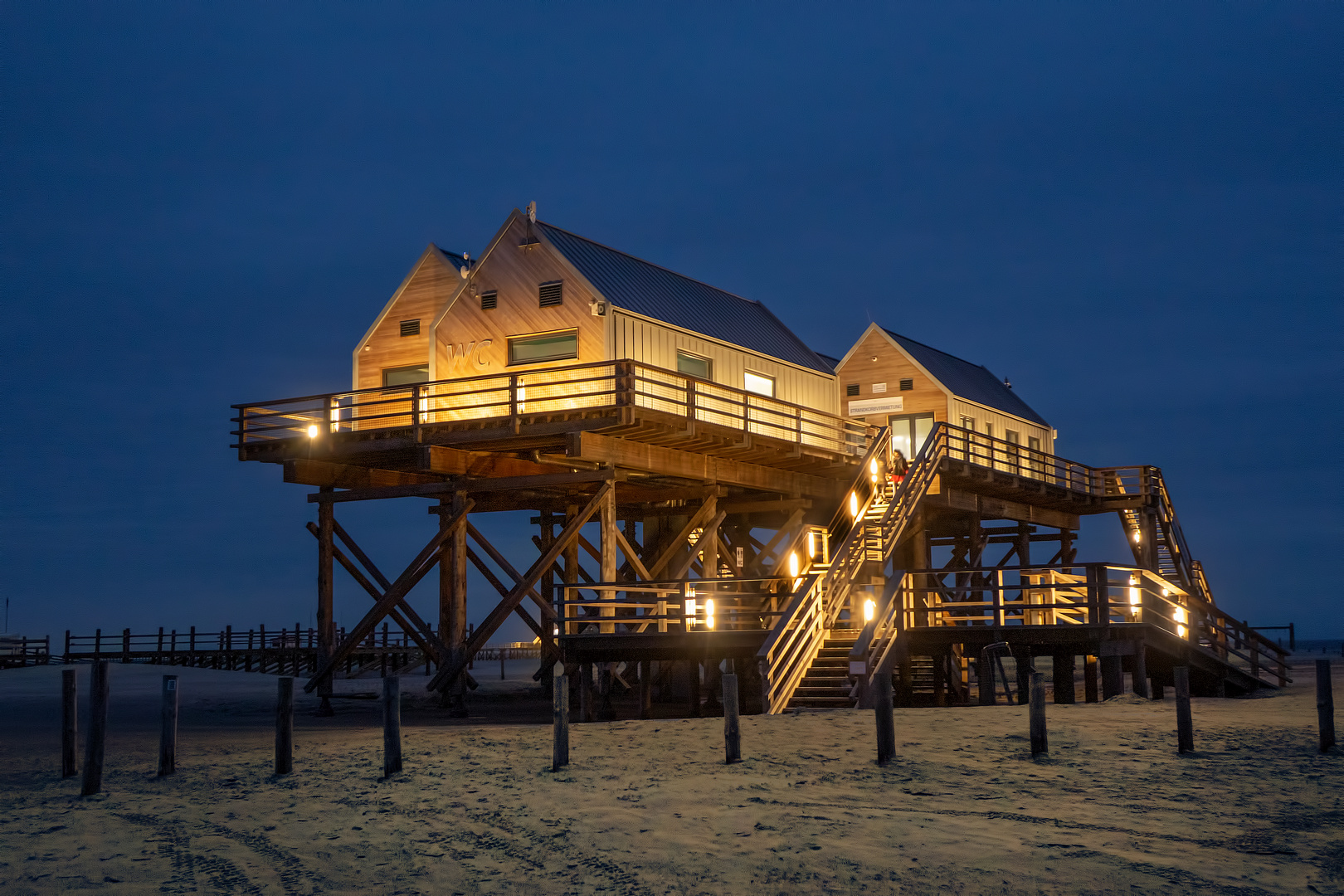 Pfahlbauten St.Peter-Ording