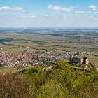 Pfalz. Blick auf's Hambacher Schloss.