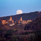 Pfalz - Burg Altdahn 3 Minuten früher in ganz anderem Licht