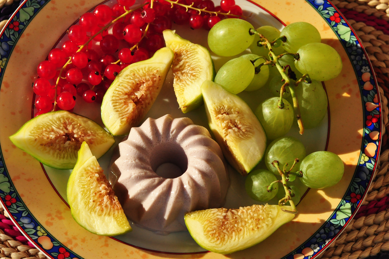 Pfalz-Dessert: Pfälzer Rotwein-Panna-Cotta, Pfälzer Feigen