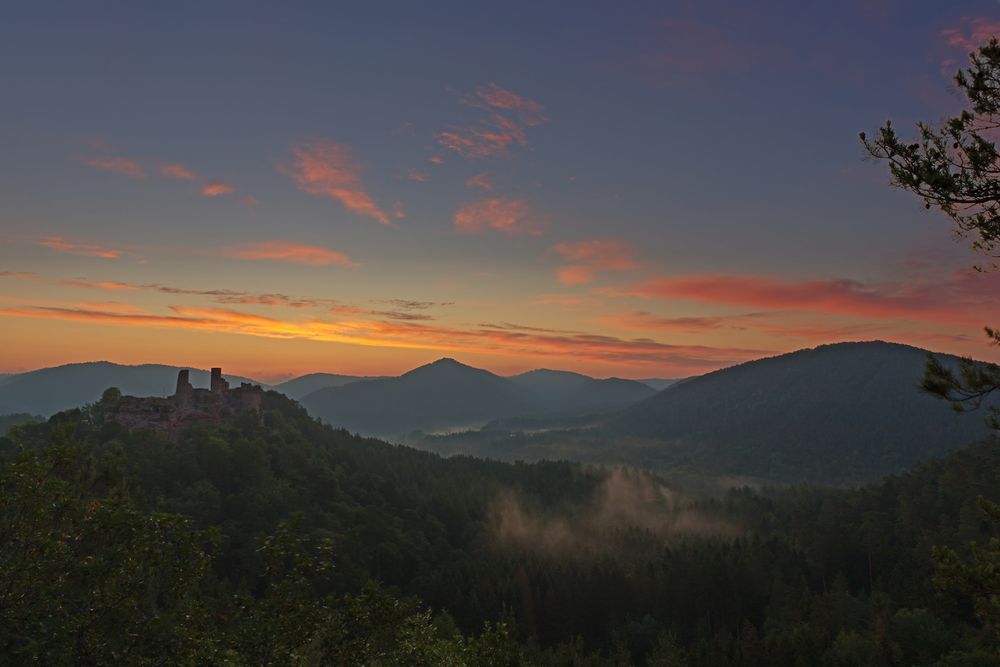 Pfalz - Morgenröte zur Blauen Stunde