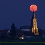 Pfalz - Ostermond über Schweighofen