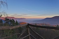 Pfalz - Sonnenuntergang im Queichtal