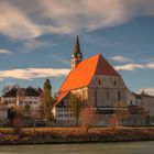 Pfarr und Stiftskirche in Laufen von Oberndorf bei Salzburg