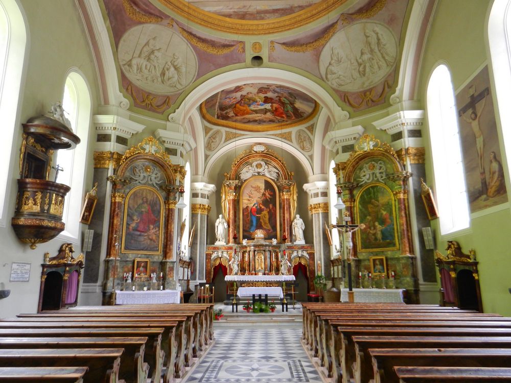 Pfarrkirche Mariä Heimsuchung Gries am Brenner Totale