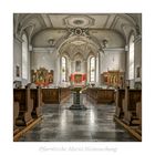 Pfarrkirche Mariä Heimsuchung-Meersburg " Blick zum Chor, aus meiner Sicht..."