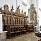 Pfarrkirche Mariä Himmelfahrt Kloster Roggenburg Blick in den Chor