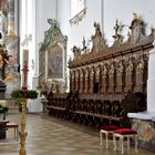 Pfarrkirche Mariä Himmelfahrt Kloster Roggenburg Blick in den Chor