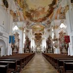 Pfarrkirche Mariä Himmelfahrt Kloster Roggenburg Innenraum