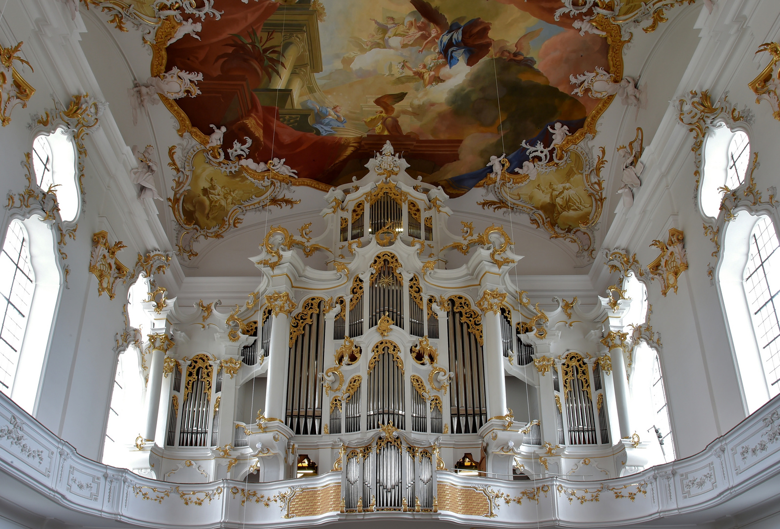 Pfarrkirche Mariä Himmelfahrt Kloster Roggenburg Orgelprospekt