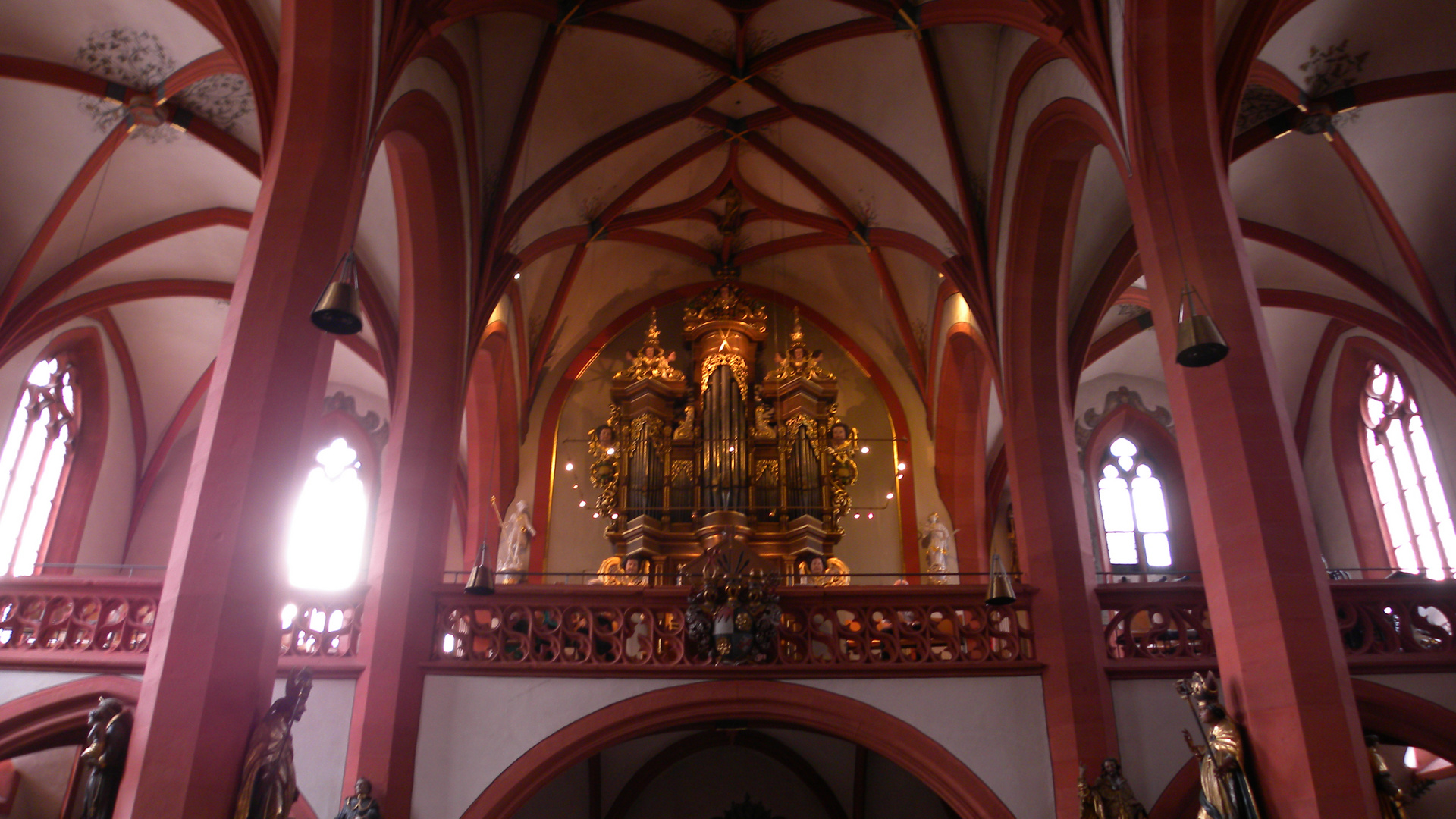 Pfarrkirche St. Andreas, Karlstadt - Orgelempore