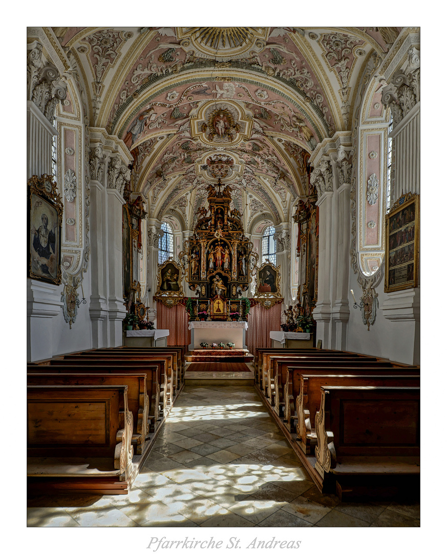 Pfarrkirche St Andreas_Fischbachau " Gott zu Gefallen... "