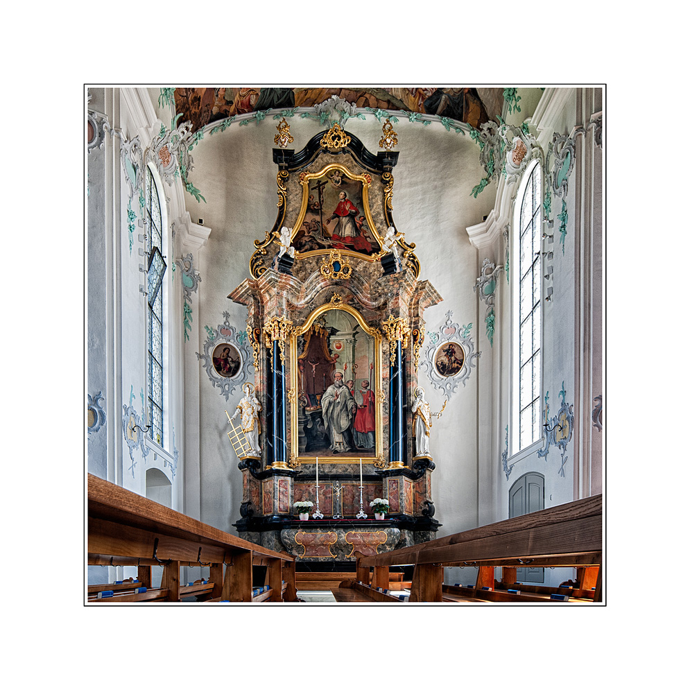 Pfarrkirche St. Johannes Baptist in Bernhardzell, Kanton St.Gallen